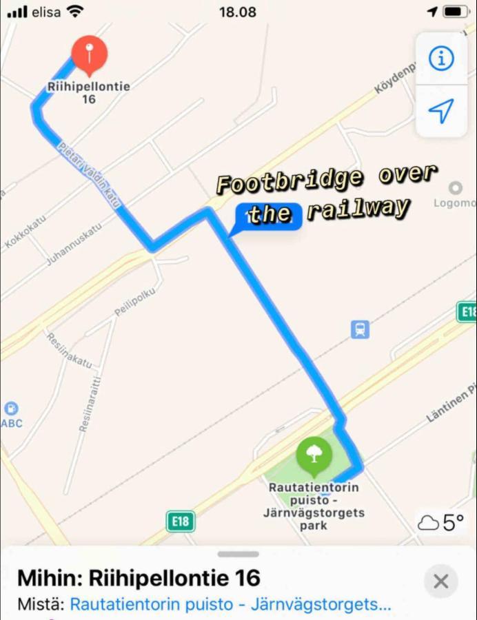 Апартаменти Puutaloyksioe 1 Km Turun Rautatieasemalta Турку Екстер'єр фото